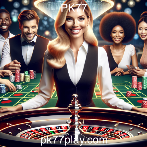 Experiência Imersiva no Casino Ao Vivo do PK77